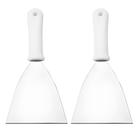 Espátula Reta De Aço Inox Chapeiro Pizza Hambúrguer