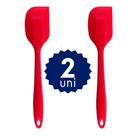Espátula Reta de Silicone Resistente Flexível Cozinhar Confeitar