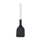 Espátula Turner Sólida Nylon Branca Cozinha Utensílio para Virar Carne Hambúrguer Omelete Antiaderente Resistente Durável
