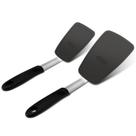 Espátula Unicook Silicone Flexível 600F Resistente ao Calor, Pacote com 2