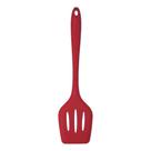Espátula Vazada de Silicone 30cm Kenya Vermelho