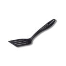 Espátula Vazada Supreme Preta Utensílio Cozinha De Nylon