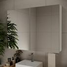 Espelheira de banheiro nature 110cm estilare esp4034 branco ls Espelheira de banheiro nature 110cm estilare esp4034 branco ls