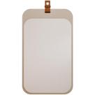 Espelheira MGM Monet 100% MDF Com Alça de material sintético Parede Banheiro Hall Escritório Cor Cappuccino