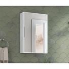 Espelheira Modular 60cm X 40cm Branco Inteiro Espelheira Modular 60cm X 40cm Branco Inteiro