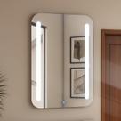 Espelheira Retangular 70x50cm Touch Led 6000k Crys