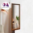 Espelho 30x75 Moldura Dourada Trabalhada Para Corredor, Quarto E Sala