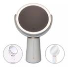 Espelho 360 Graus Com Touch Led Duplo Aumento Zoom 10x Com Suporte Klass Vough