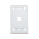 Espelho 4 x 2 Com 1 Saída Para Keystone Branco