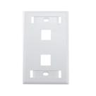 Espelho 4 x 2 Com 2 Saída Para Keystone Branco