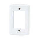 Espelho 4x2 03 Módulos Branco Tramontina - Linha Lux2 - Termoplástico - Modular