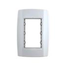 Espelho 4x2 3 Módulos Horizontais Linha Slim - Ilumi LED