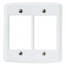 Espelho 4x4 06 Módulos Tramontina Lux2 Branco - Sistema Modular com Parafusos Espelho 4x4 06 Módulos Tramontina Lux2 Branco - Sistema Modular com Parafusos