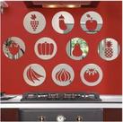 Espelho Acrílico Decorativo Cozinha Restaurante 10 Peças Espelho Acrílico Decorativo Cozinha Restaurante 10 Peças