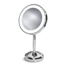 Espelho Aumento 5x Luz Led E6590 Cromado Italy Line
