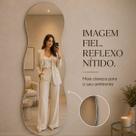 Espelho Aura Organico Decorativo 150cm Corpo Inteiro Para Quarto Banheiro Sala Closet Espelho Aura Organico Decorativo 150cm Corpo Inteiro Para Quarto Banheiro Sala Closet