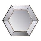 Espelho Benzara Filo hexagonal 53 cm Wall Accent
