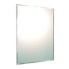 Espelho Bisotê Decorativo Retangular 60X40cm Vidro 4mm De Espessura Chanfro 20mm para Banheiro Sala