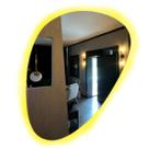 Espelho C/ LED Grande 95cm Lapidado Decorativo Branco Quente