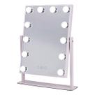 Espelho Camarim Grande 12 Lampadas LED 3 Tons Brilho Ajustavel Touch Rotaçao 360 Graus Maquiagem Penteado Bancada Penteadeira Mesa Banheiro