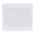 Espelho Cego 4x4 Branco Tramontina - Linha Aria - Termoplástico - Fixação Fácil