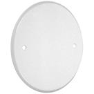 Espelho cego redondo metálico branco TayMac LPB3325 12,7 cm Espelho cego redondo metálico branco TayMac LPB3325 12,7 cm