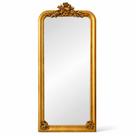 Espelho Clássico de Chão com Moldura Entalhe Dourado 206x89x10 cm Espelho Clássico de Chão com Moldura Entalhe Dourado 206x89x10 cm