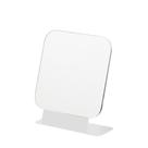 Espelho com Base em Metal Branco 13.5X16X5.5Cm