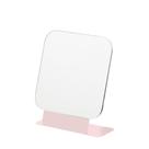 Espelho com Base em Metal Rosa 13.5x16x5.5Cm
