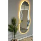 Espelho Com Led Moderno Grande Banheiro Lavabo Abstrato
