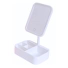 Espelho com LED Retangular Portátil Porta Maquiagem Espelho com LED Retangular Portátil Porta Maquiagem