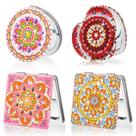 Espelho compacto de pintura de diamante Marsui 4 unidades para mulheres Espelho compacto de pintura de diamante Marsui 4 unidades para mulheres
