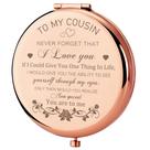 Espelho compacto GAOLZIUY Rose Gold para prima irmã Espelho compacto GAOLZIUY Rose Gold para prima irmã