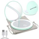 Espelho compacto Milishow LED Light com ampliação de 1x/10x