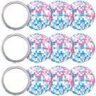 Espelho compacto Qunclay Disco Ball Vintage Round 7 cm 12 unidades