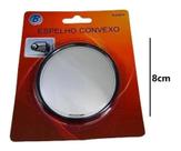 Espelho Convexo 8cm Auxiliar Retrovisor Carro Caminhão Moto Baliza Estacionar Ponto Cego Top Un