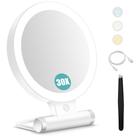 Espelho de aumento B Beauty Planet 30X com ampliação de luz 1X/30X