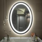 Espelho de banheiro LED SMIROR oval 60x80cm Antiembaçante 3 cores