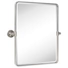 Espelho de banheiro TEHOME Farmhouse Nickel Metal 50x60cm