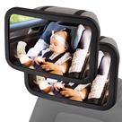 Espelho de Carro para Bebê Lusso Gear - 2 Unidades com Suporte