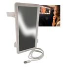 Espelho De Carro S/ Fio 3 Cores Led Usb Quebra Sol Maquiagem Espelho De Carro S/ Fio 3 Cores Led Usb Quebra Sol Maquiagem