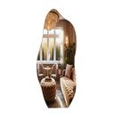 Espelho de chão Orgânico E06 Grande Corpo Inteiro 150x60 Moldura Couro Caramelo Espelho de chão Orgânico E06 Grande Corpo Inteiro 150x60 Moldura Couro Caramelo