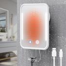 Espelho de chuveiro aquecido Gospire Fogless w/ Light 5000mAh branco