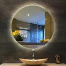 Espelho De Led Quente e Frio Redondo Premium 60x60cm Luxo