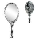 Espelho de Mão Oval Princesas 17cm Para Maquiagem