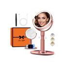 Espelho de maquiagem B Beauty Planet Lighted Magnifying 30X LED