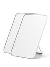 Espelho de maquiagem de mesa OMIRO, suporte dobrável de 20 x 13 cm, 2 peças