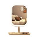 Espelho De Maquiagem De Mesa Para Quarto De Meninas Com Luz, Novo Estilo, Espelho Quadrado Para Casa