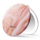 Espelho de maquiagem de viagem Fancii Taylor iluminado por LED 10x/1x Marble