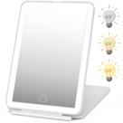 Espelho de maquiagem DenCert Rechargeable Travel 72 LED Lighted